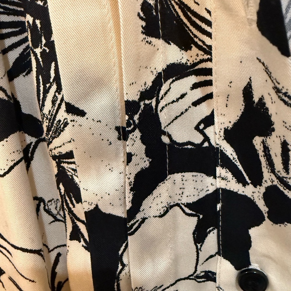 Zara Black and Cream Dress NWOT Size M - Picture 5 of 10